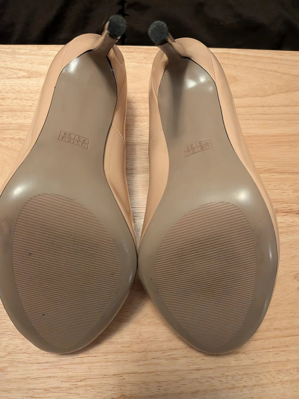 Classic Nude Patent High Heel Pumps